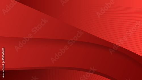 Minimal geometric red geometric shapes light technology background abstract design. Vector illustration abstract graphic design pattern presentation background web template.