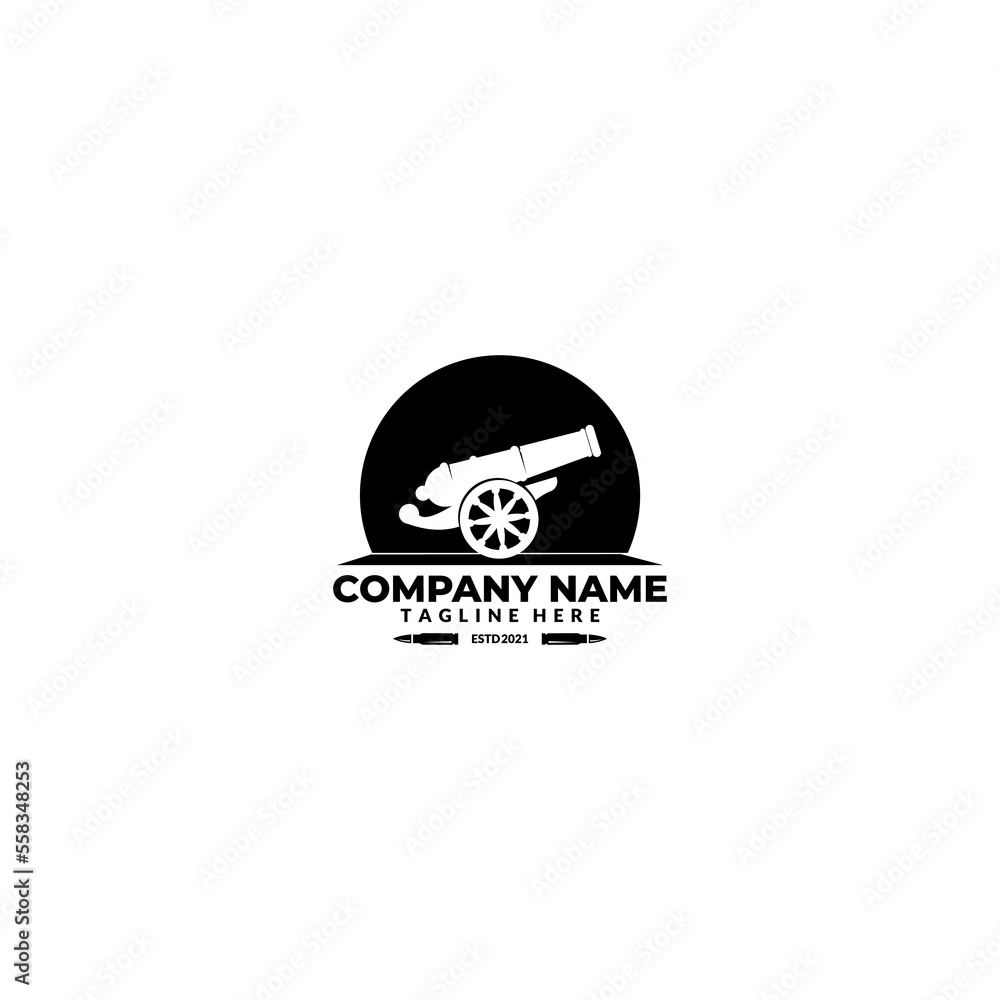 Cannon vector icon. high quality black style vector icons Cannon vector icon. high quality black style vector icons