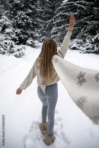 A young blonde girl with a ...