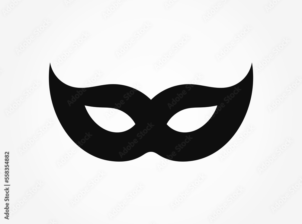 Carnival venetian mask icon. Carnival venetian mask icon.