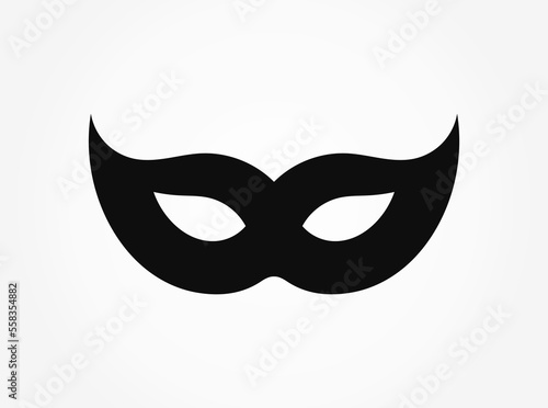 Carnival venetian mask icon.