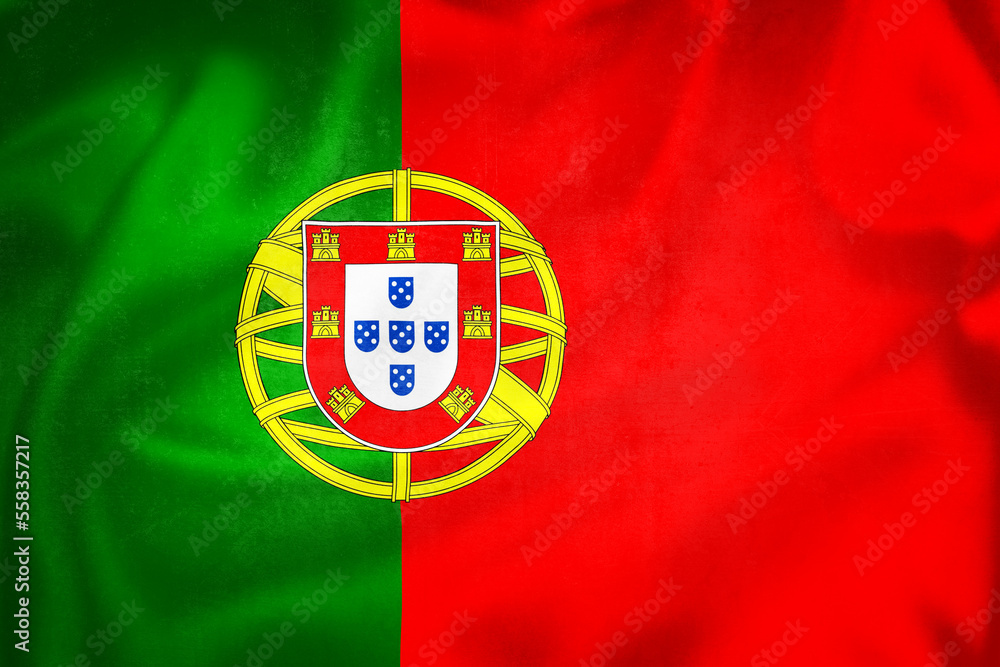 Grunge 3D illustration of Portugal flag Grunge 3D illustration of Portugal flag
