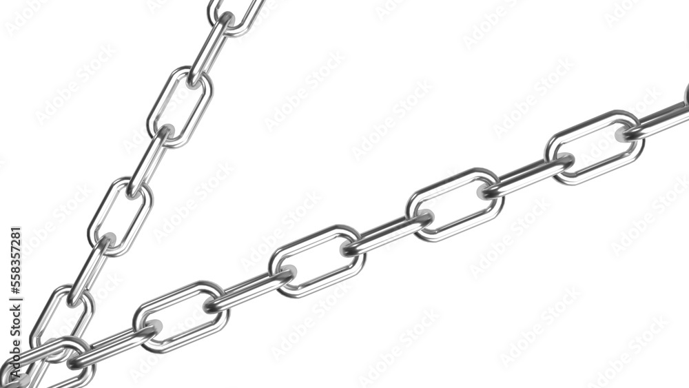 Fototapeta premium The metal chain png image