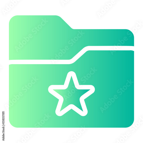 favourite gradient icon