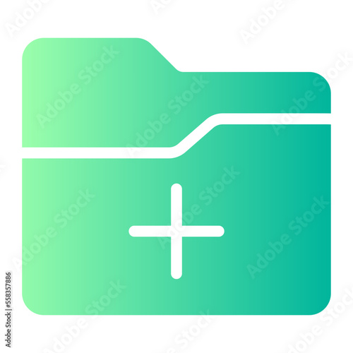 add file gradient icon