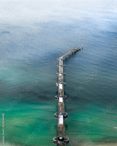 Molo w Międzyzdrojach - dron 