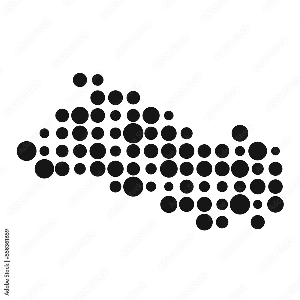 El salvador Silhouette Pixelated pattern map illustration El salvador Silhouette Pixelated pattern map illustration