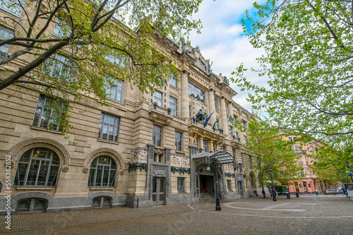 Photography Facade of the Franz Liszt Academy of Music in Budapest, Hungary
