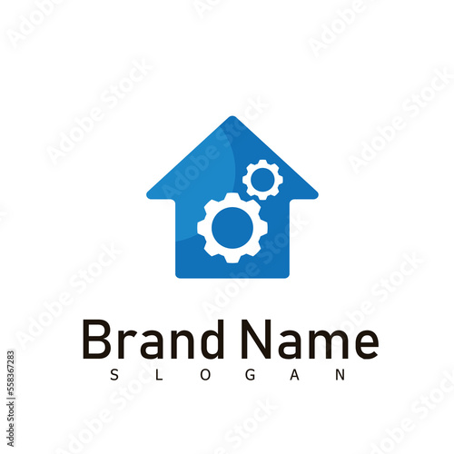 home logo design symbol icon real estate