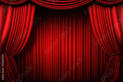 Wallpaper Mural Roter Vorhand - Generative AI Torontodigital.ca