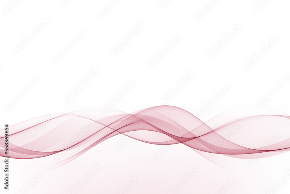 Abstract vector wave flow on white background, design element. Abstract vector wave flow on white background, design element.