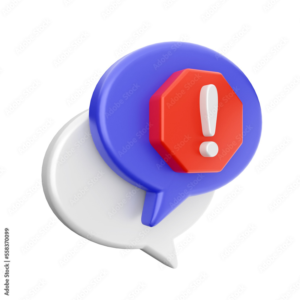 3d chat bubble comment icon illustration render 3d chat bubble comment icon illustration render