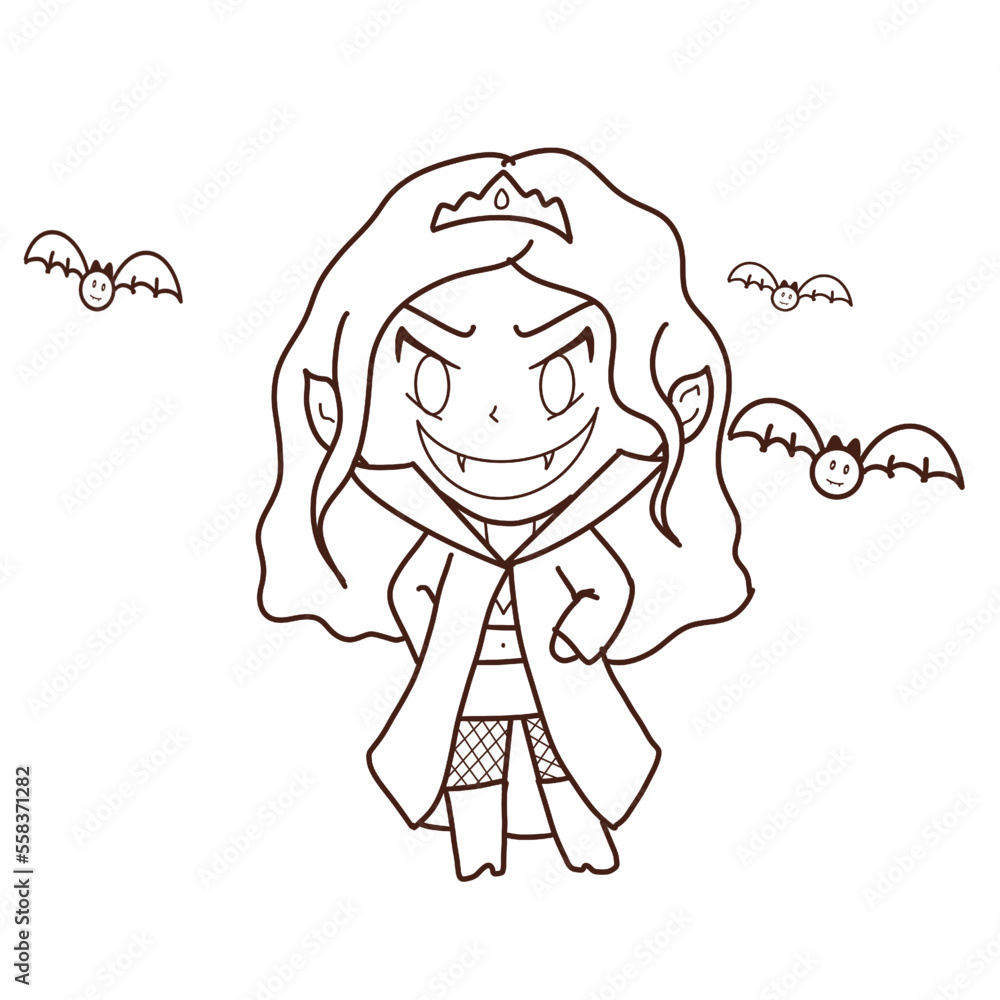 It was the image of a young vampire. She had terrifyingly pale skin. It was the image of a young vampire. She had terrifyingly pale skin.