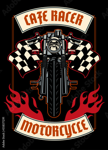 Vintage T-shirt Cafe Racer Motorcycle