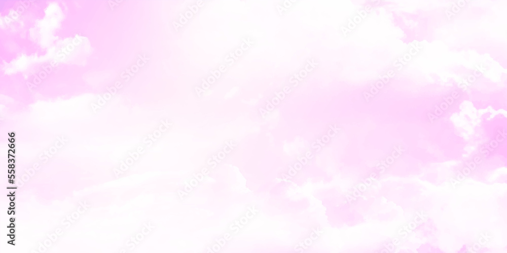 abstract watercolor pink sky background