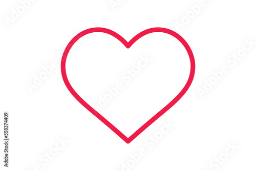 Love heart app icon design
