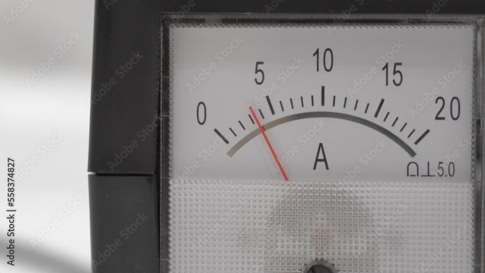 charging station for a car battery. voltage, amperes, amperage Stock