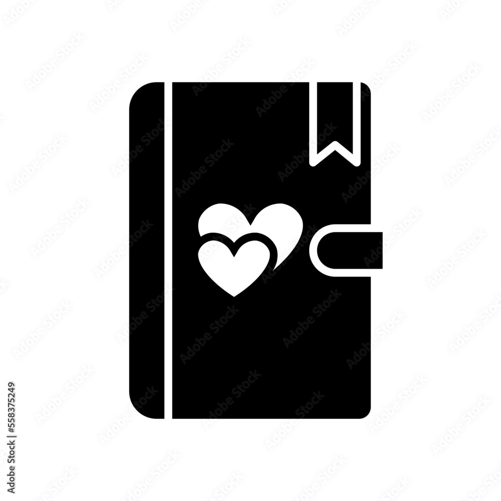 diary glyph icon diary glyph icon