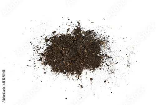 Obraz na płótnie heap of brown soil for planting seed