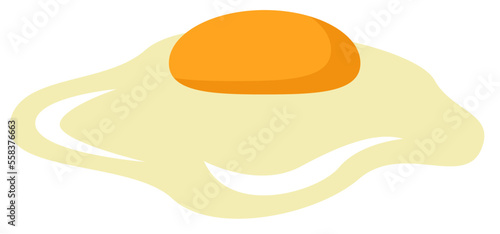 Egg flat icon Allergen food