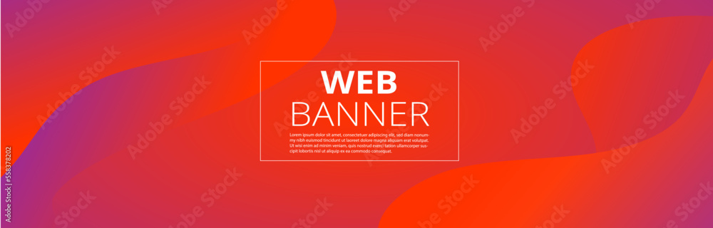 illustration of an background,Red banner