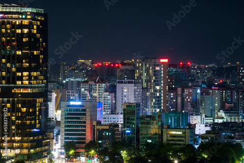 Night view around Seoul, Korea © Near