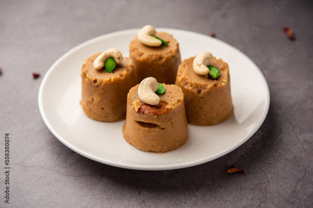 Atta Pinni is a traditional Punjabi winter delicacy, sweet made with wheat flour, ghee, dry fruits
