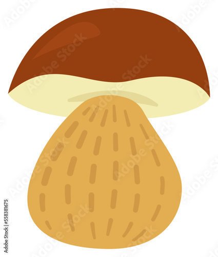 Mushroom flat icon Allergen food