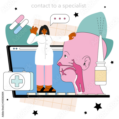 Pulmonologist online service or platform. Pulmonary system