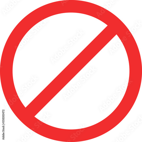 Ban flat icon Limit to food