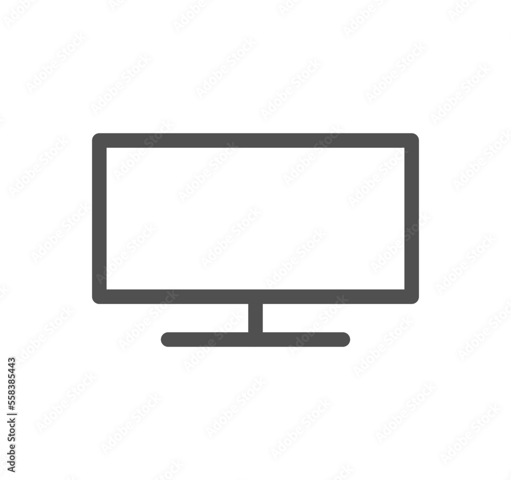 Computer and component related icon outline and linear vector. Computer and component related icon outline and linear vector.