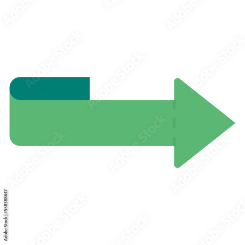 turn right green arrow icon