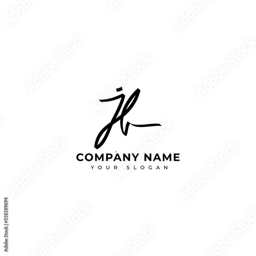 Jb Initial signature logo vector design