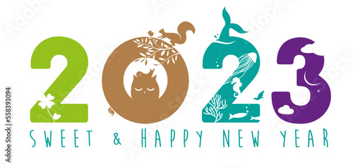sweet and happy new year 2023