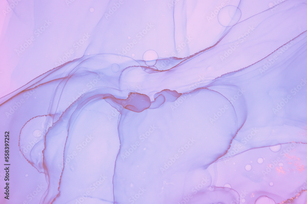 Fototapeta premium Elegant Ink Wash. Liquid Background. Fluid Flow