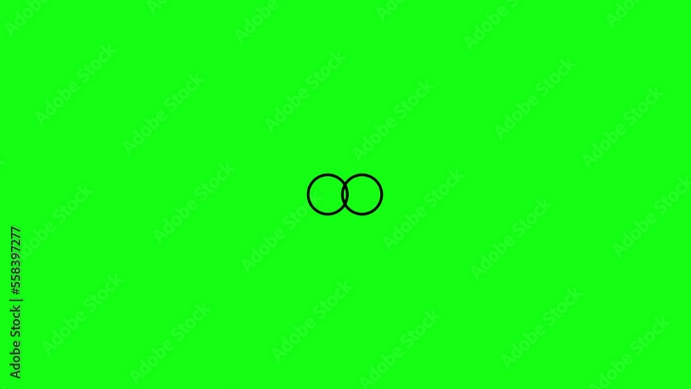 Circles loading animation styles 4k with green screen for keying. Web ...