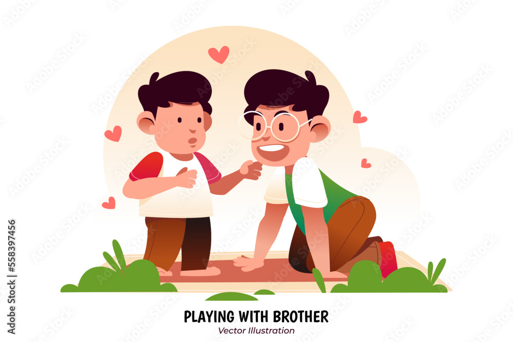 playing with brothers playing with brothers