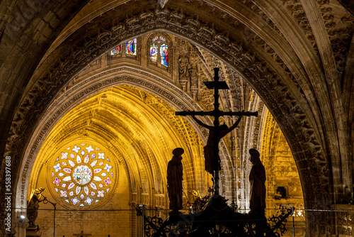 Inside Seville Cathedral