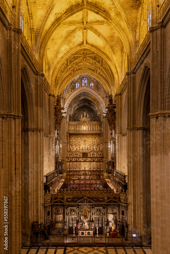 Inside Seville Cathedral
