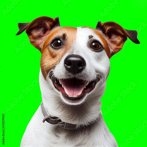 A happy dog ​​with a smile with clipping path © STOCK PHOTO 4 U