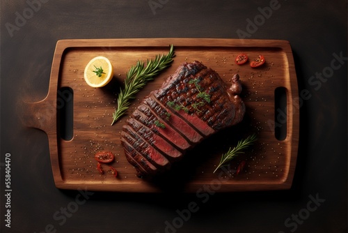 Digital illustration about meat.