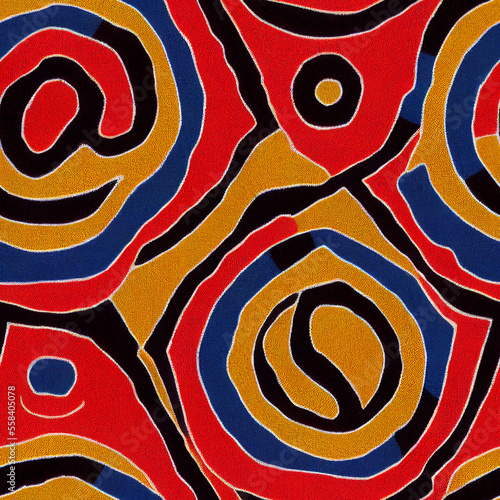 seamless pattern irregular circles