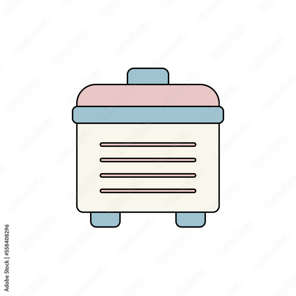 rice cooker icon. filled outline icon rice cooker icon. filled outline icon