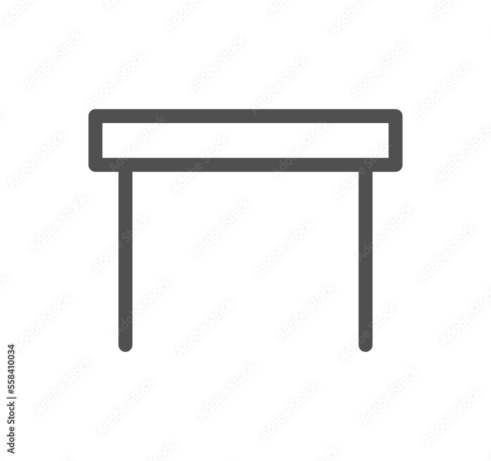 Furniture and household related icon outline and linear vector. Furniture and household related icon outline and linear vector.