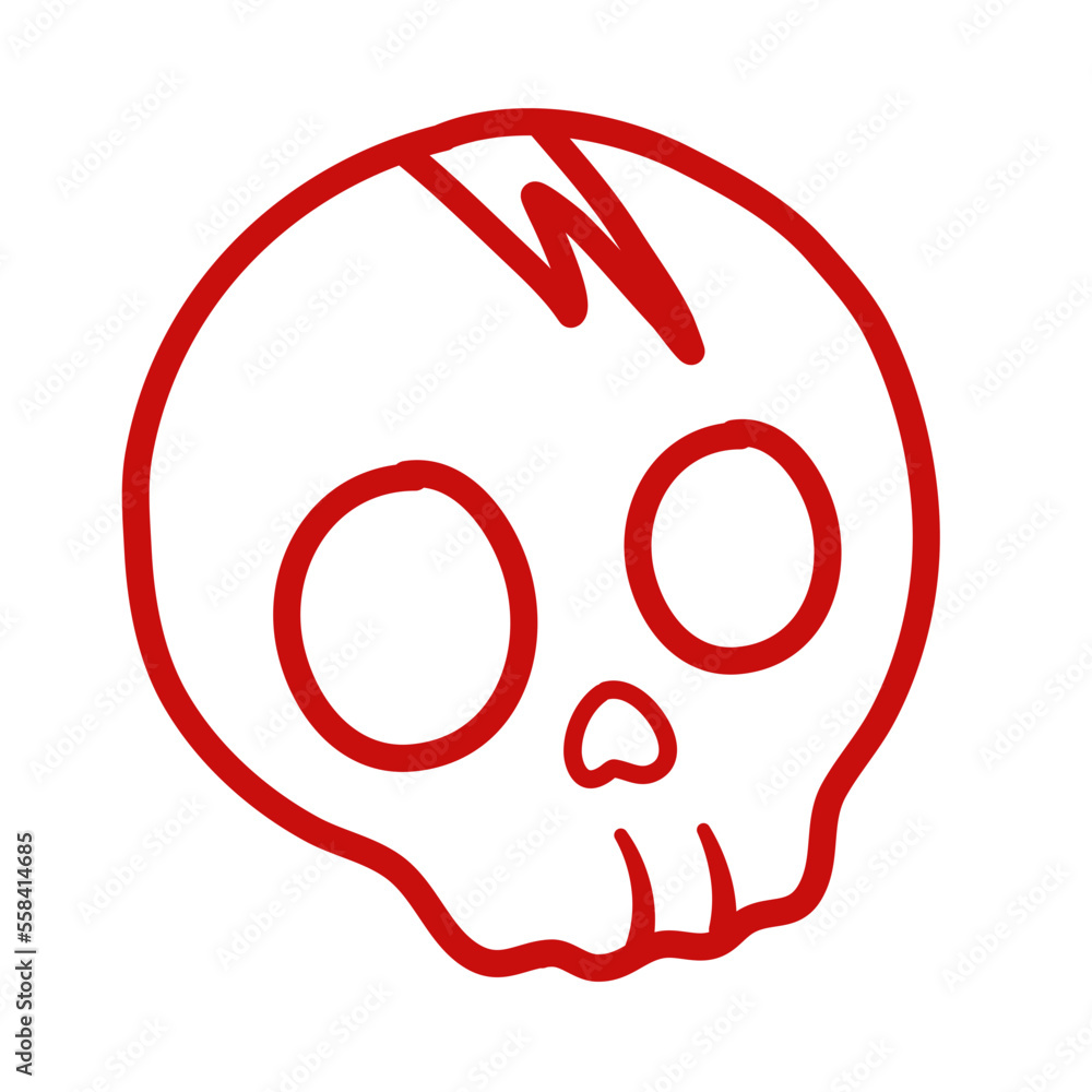 cute skull halloween