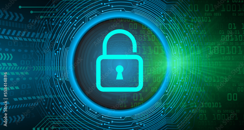 Closed Padlock on digital background, cyber security
Closed Padlock on digital background, cyber security