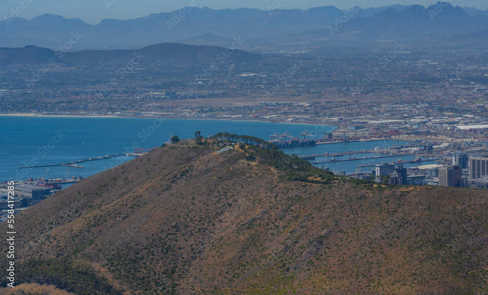 Luftbild Kapstadt aus der Luftperspektive Südafrika