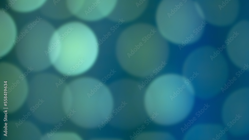 Fototapeta premium Blue Color Bokeh Light Wallpaper