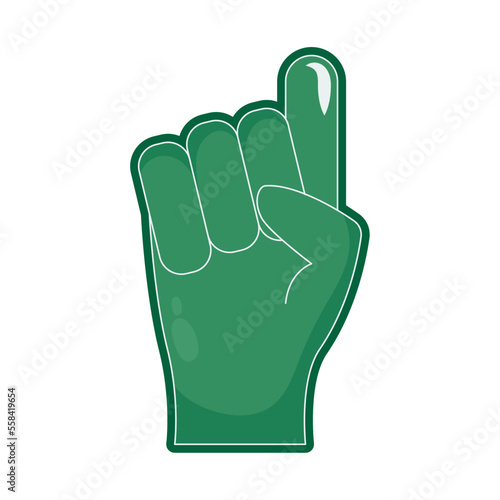 foam finger icon