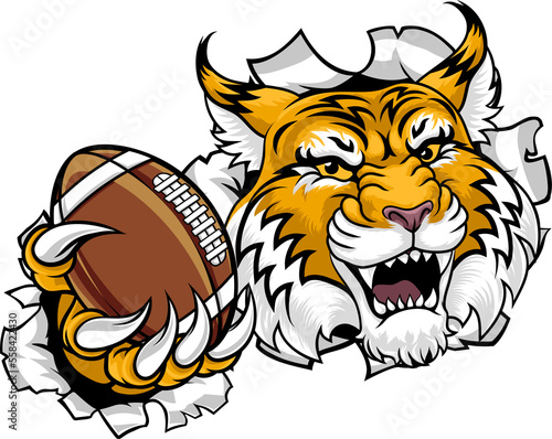 Wildcat Bobcat American Football Sport Team Mascot